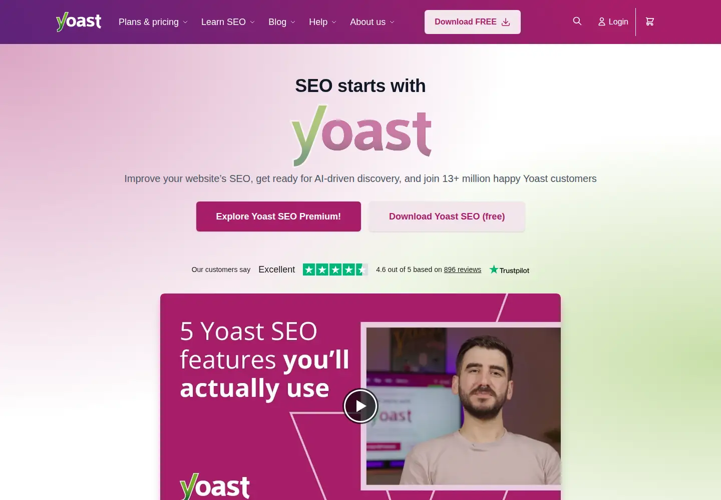 Screenshot of yoa.st
