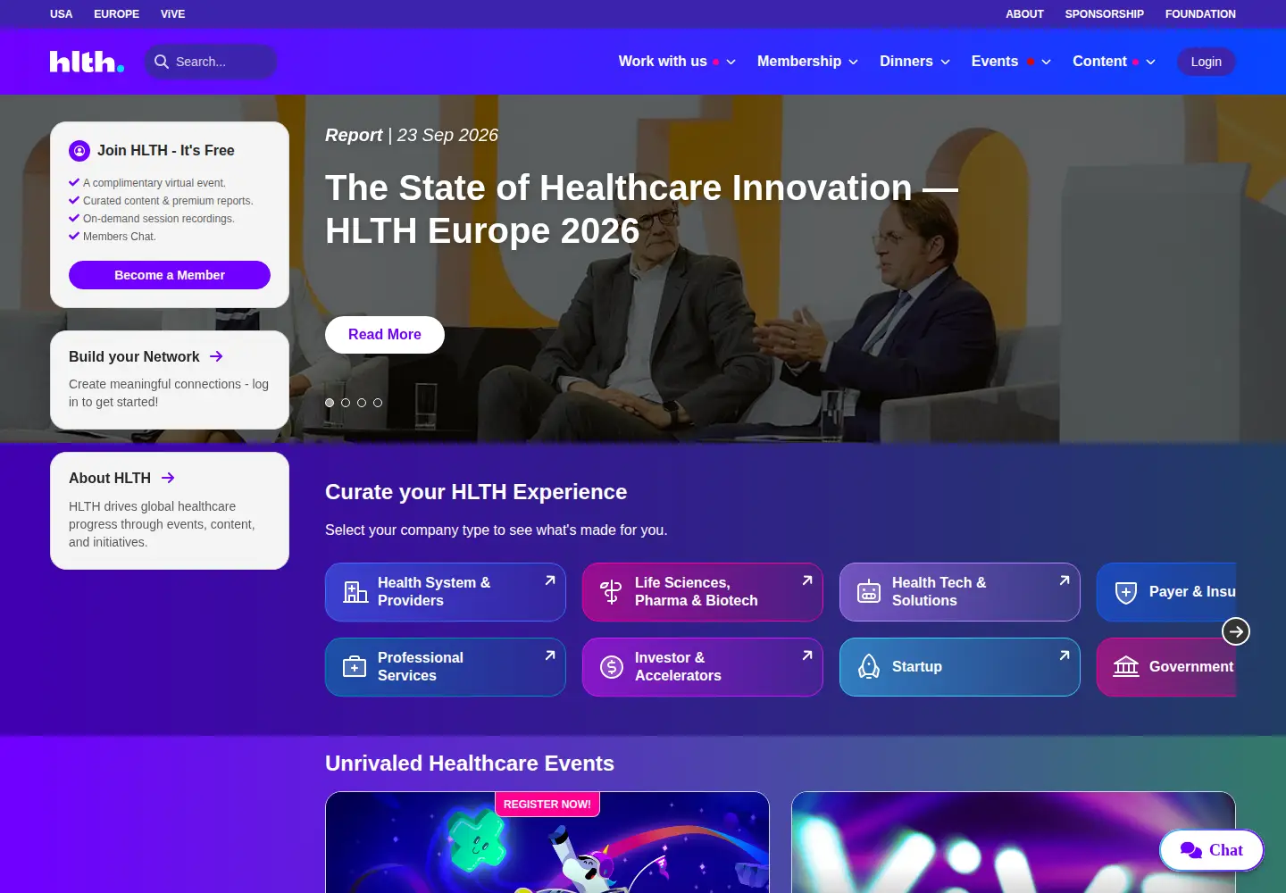 Screenshot of hlth.com