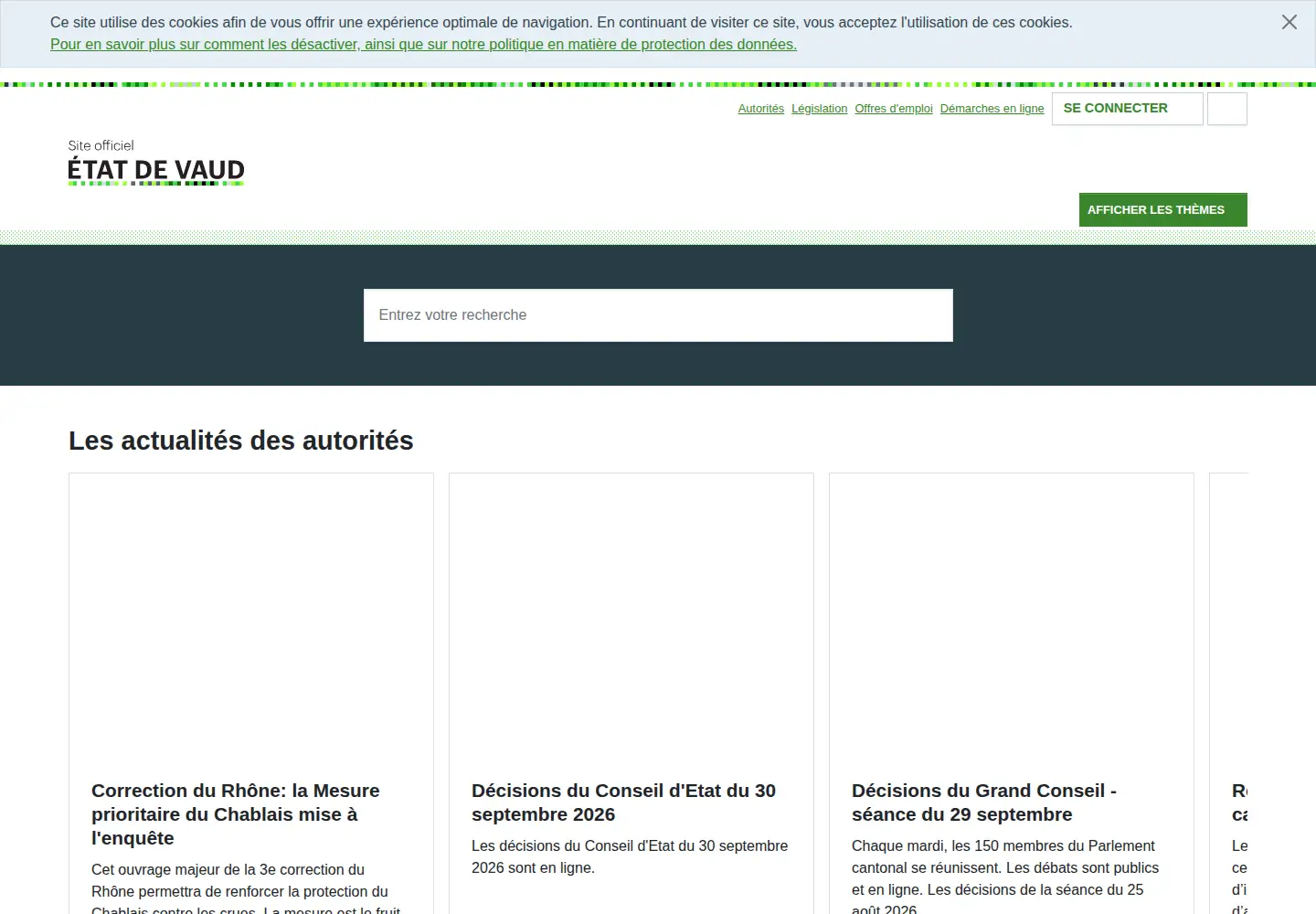Screenshot of vd.ch