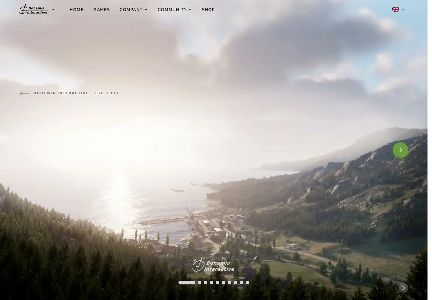 Screenshot of bohemia.net