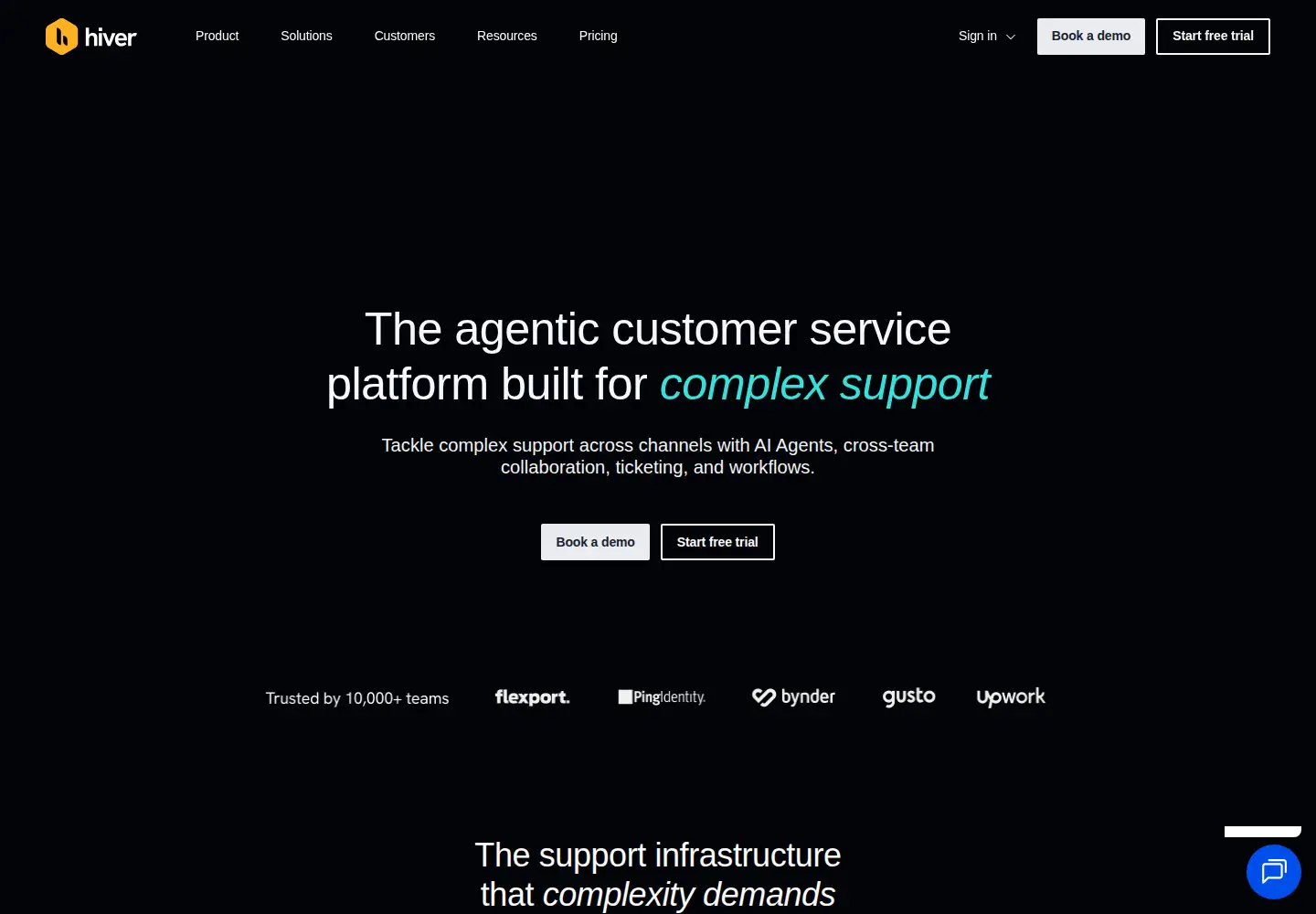 Screenshot of hiverhq.com