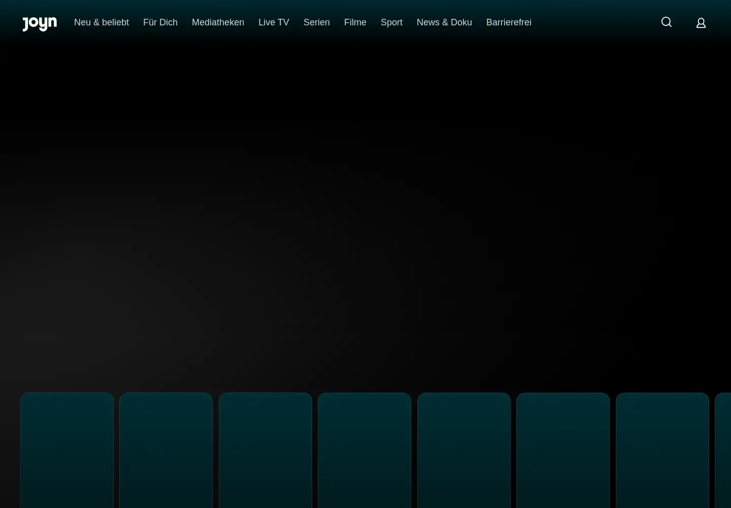 Screenshot of joyn.de