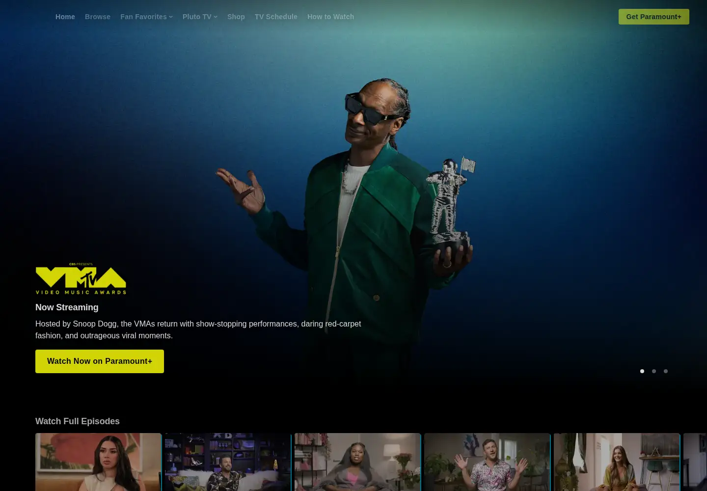 Screenshot of mtv.co.uk