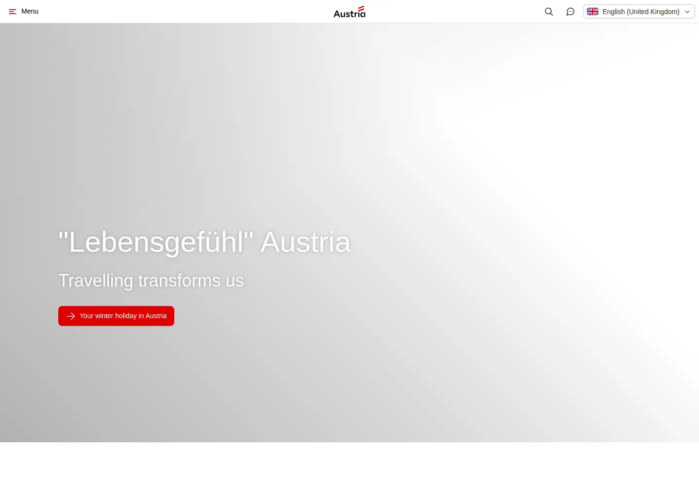 Screenshot of austria.info