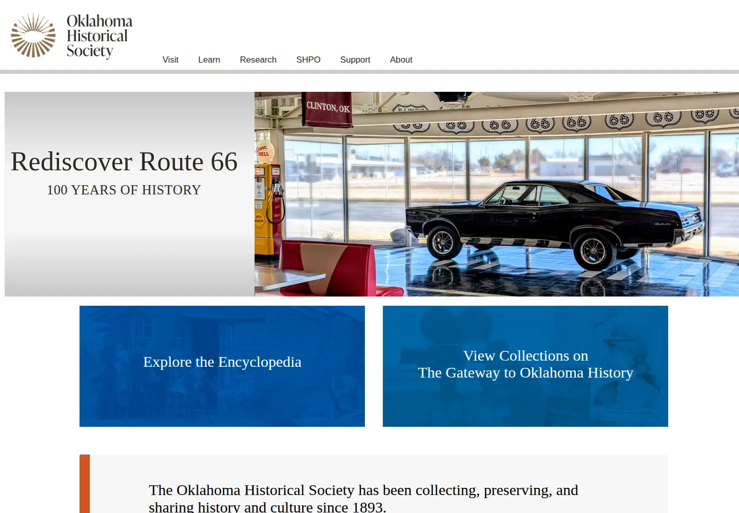 Screenshot of okhistory.org