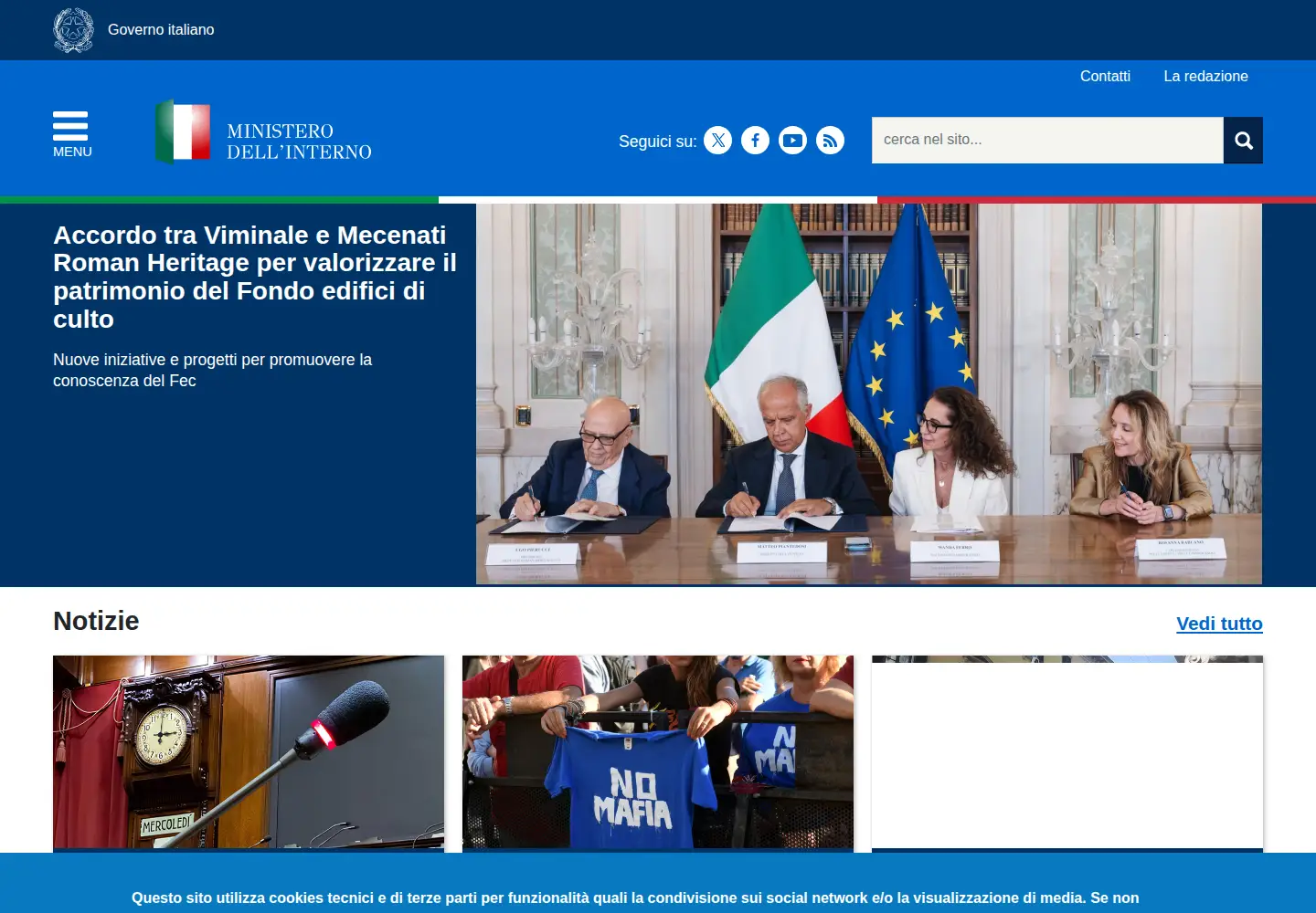 Screenshot of interno.it