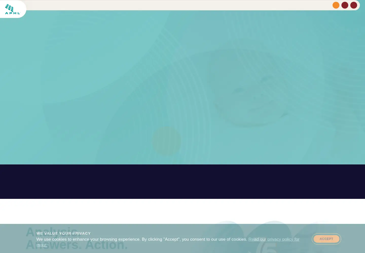 Screenshot of aphl.org