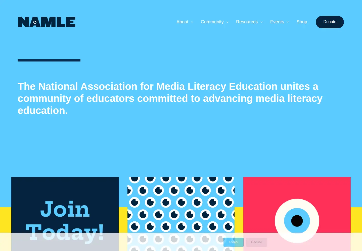 Screenshot of namle.org
