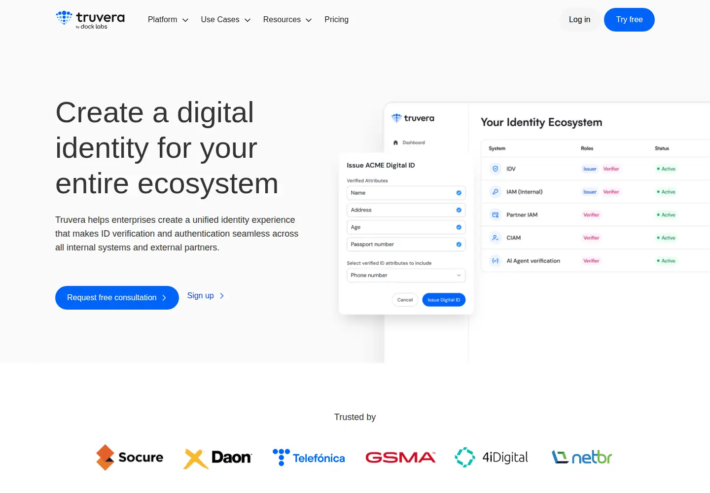 Screenshot of dock.io