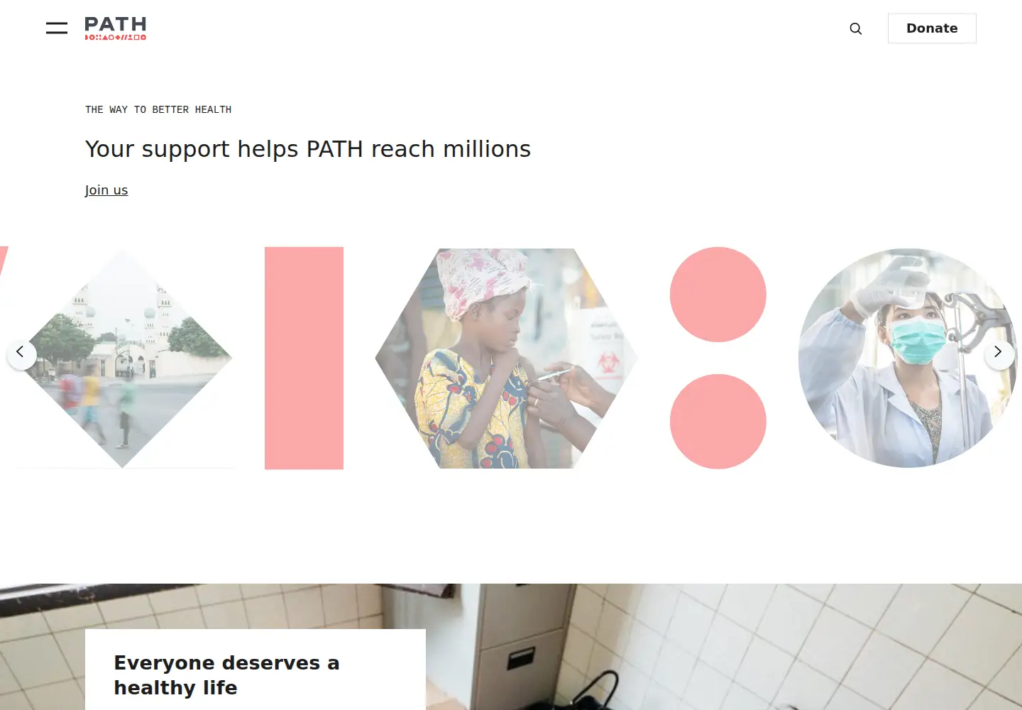 Screenshot of path.org