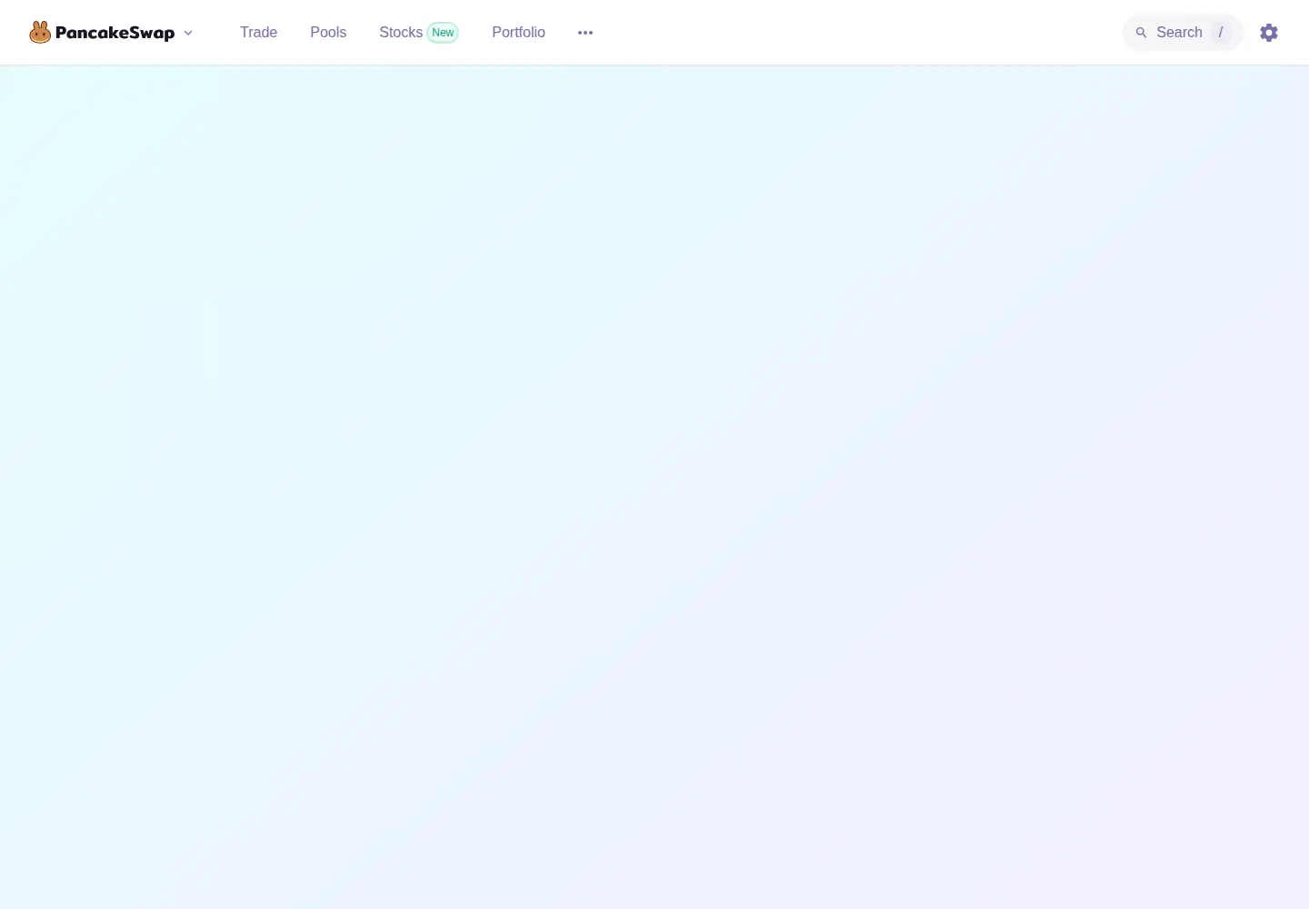 Screenshot of pancakeswap.finance