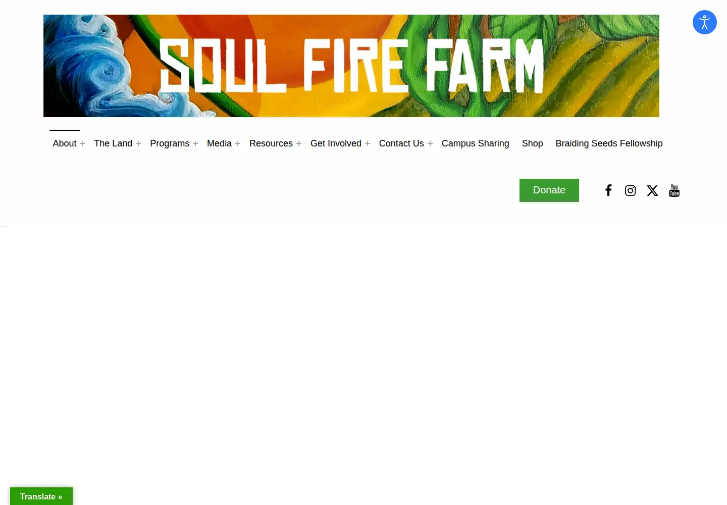 Screenshot of soulfirefarm.org