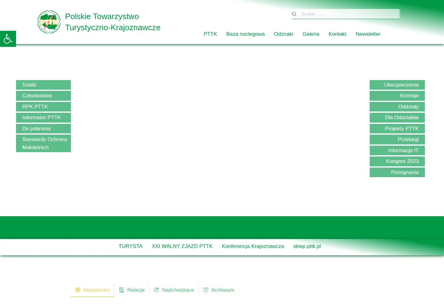Screenshot of pttk.pl