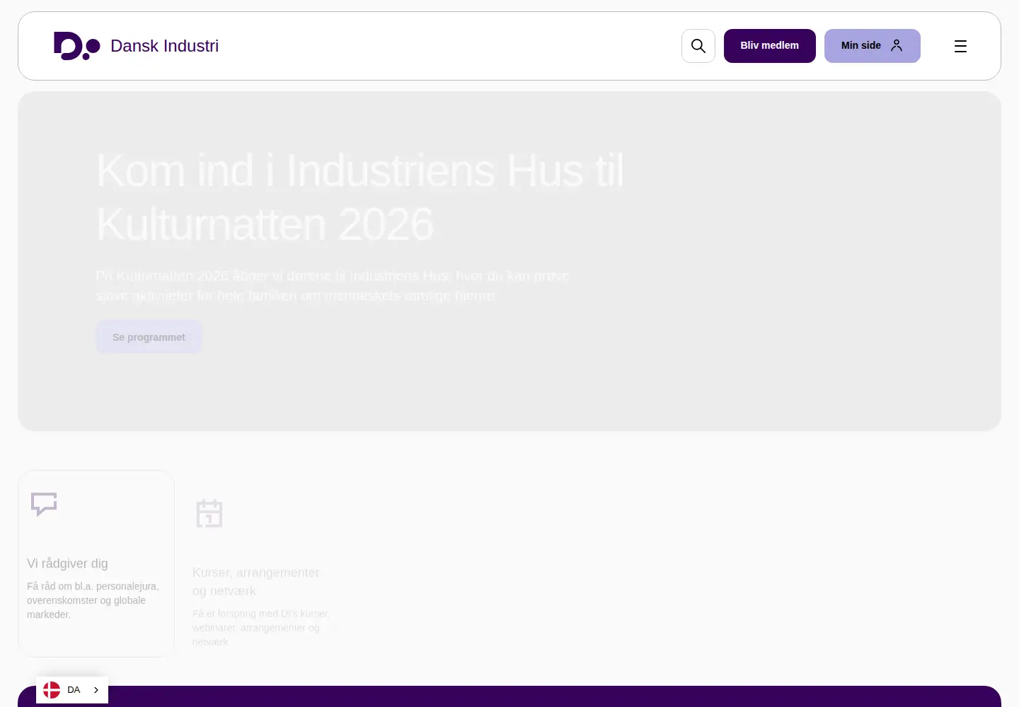 Screenshot of danskindustri.dk