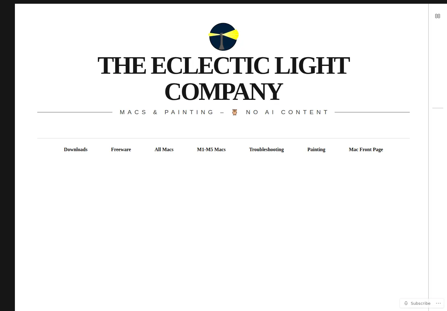 Screenshot of eclecticlight.co