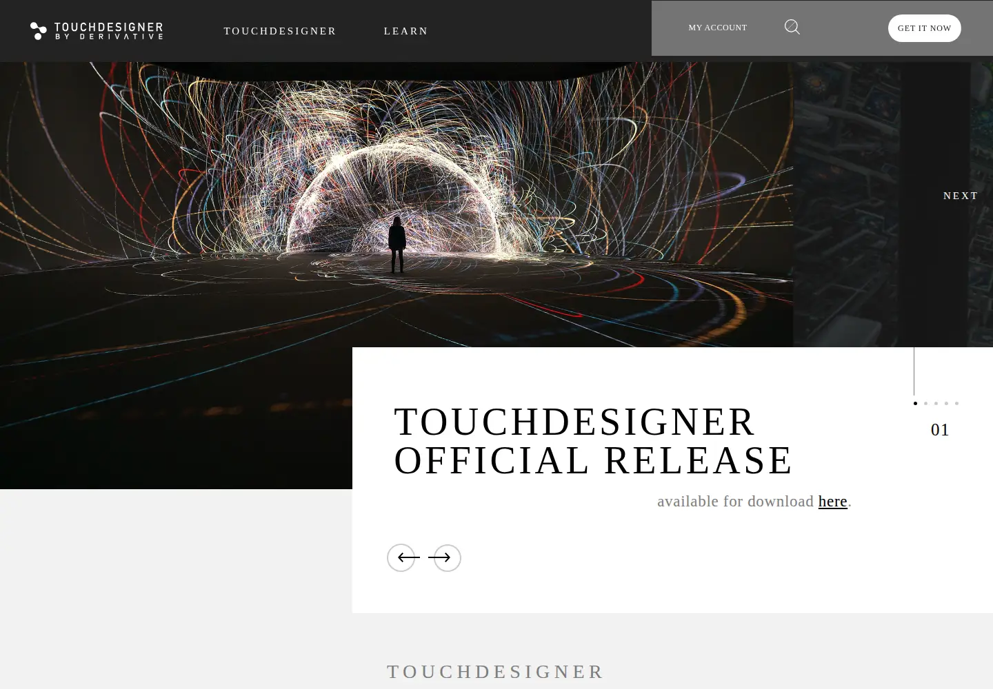 Screenshot of derivative.ca