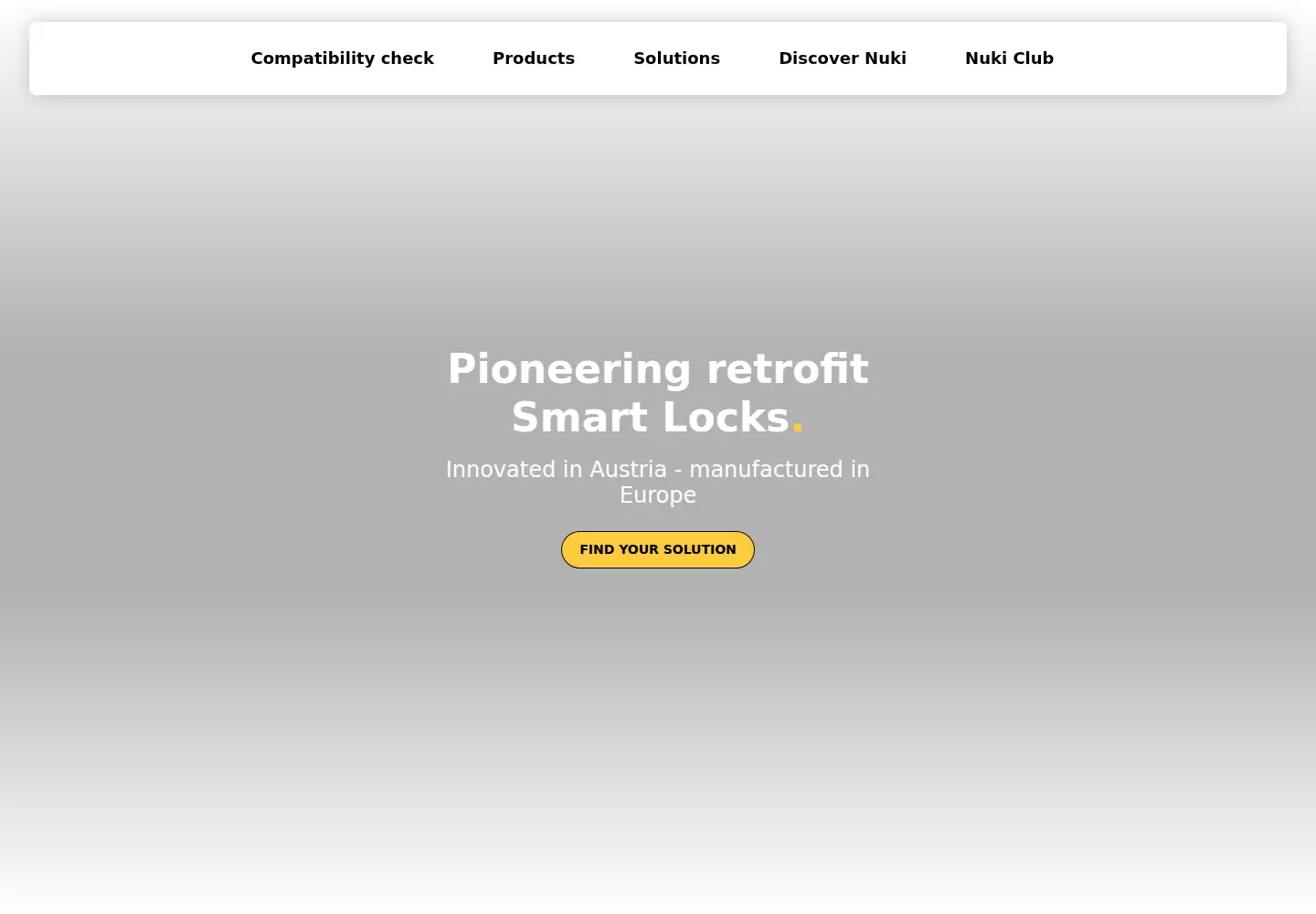 Screenshot of nuki.io