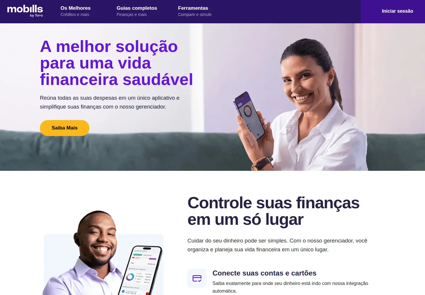 Screenshot of mobills.com.br