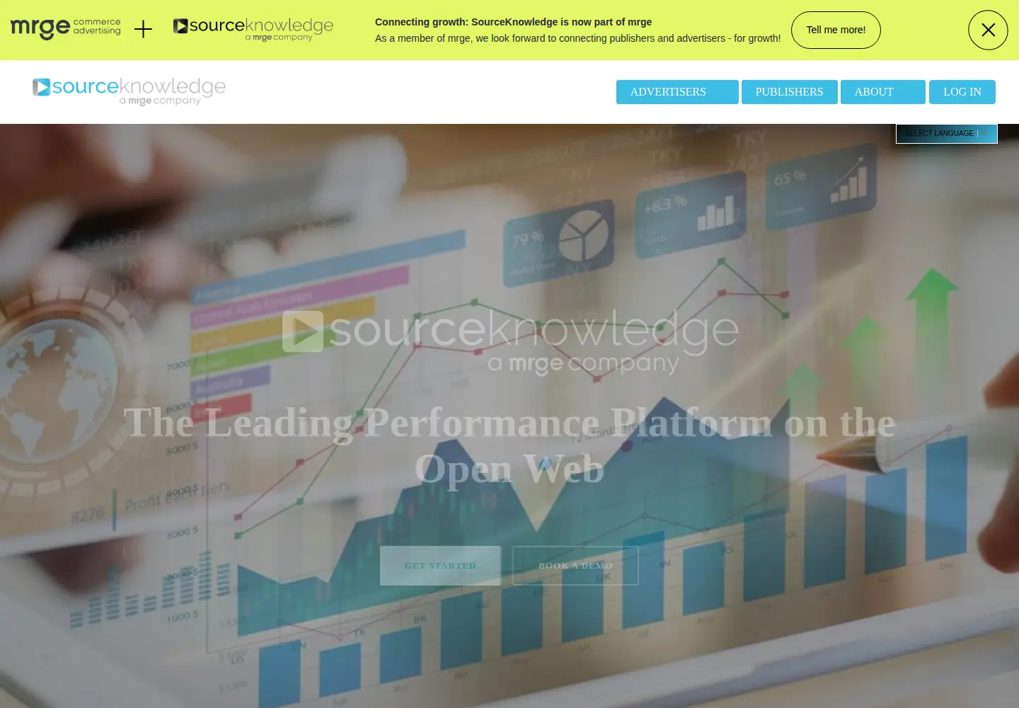 Screenshot of sourceknowledge.com