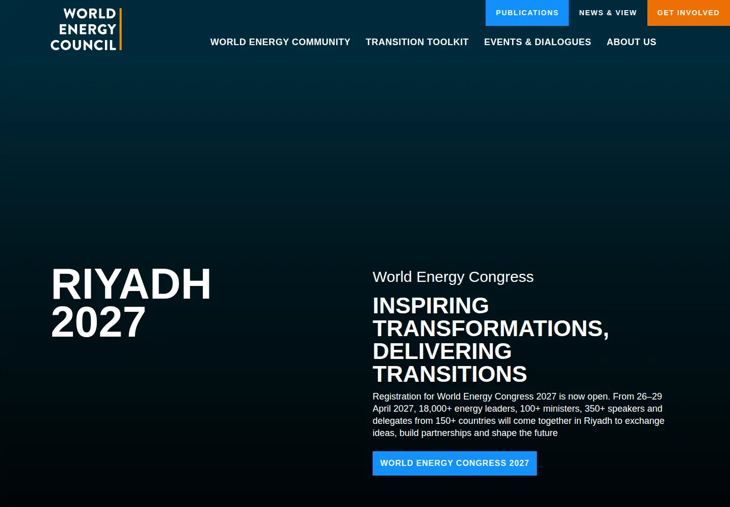 Screenshot of worldenergy.org
