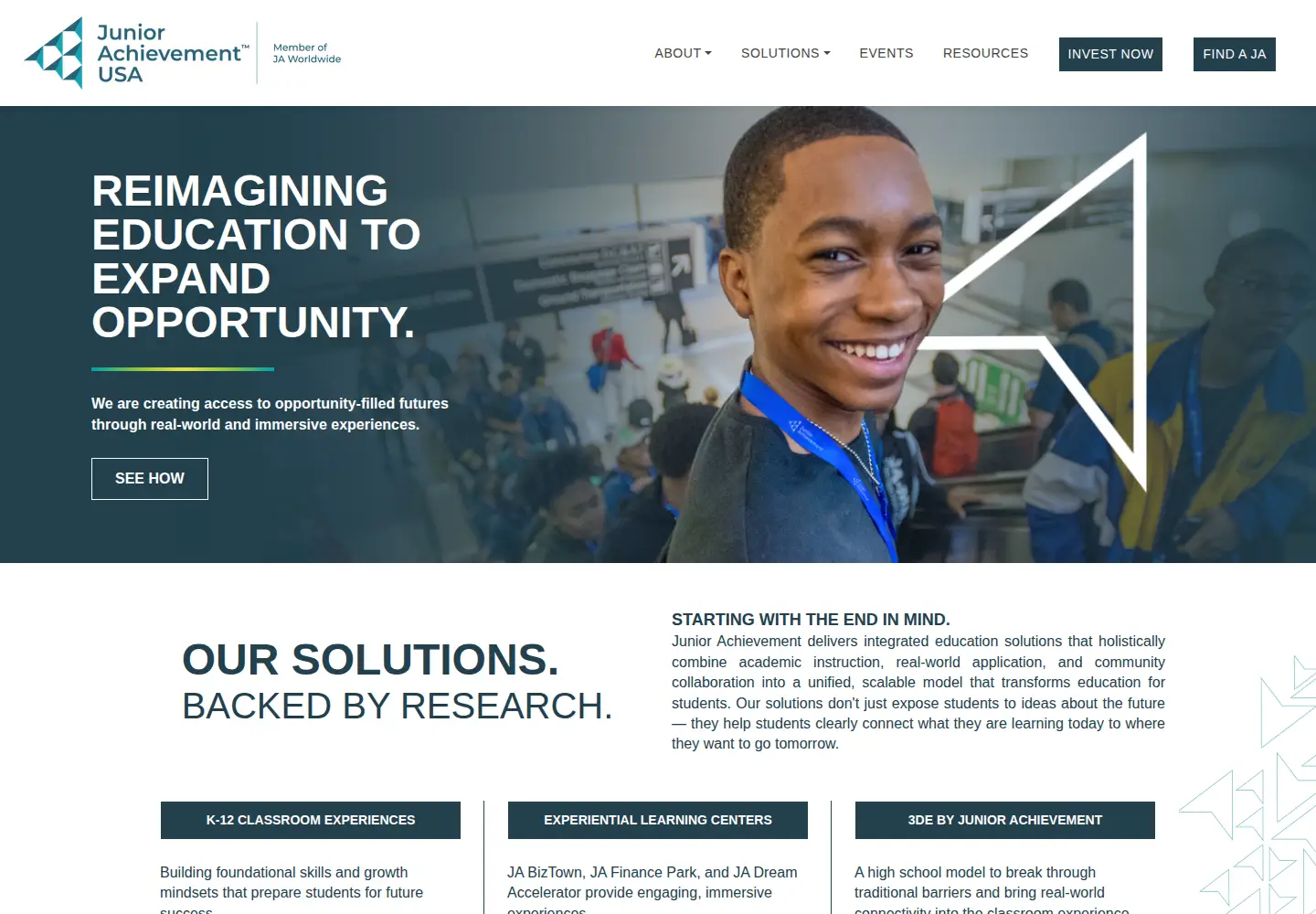 Screenshot of ja.org