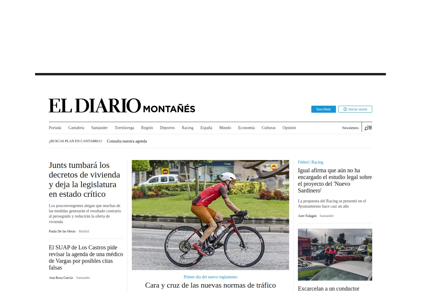 Screenshot of eldiariomontanes.es