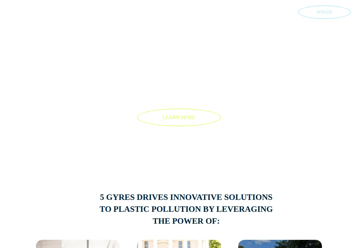 Screenshot of 5gyres.org