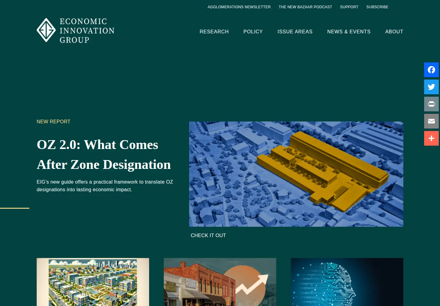 Screenshot of eig.org