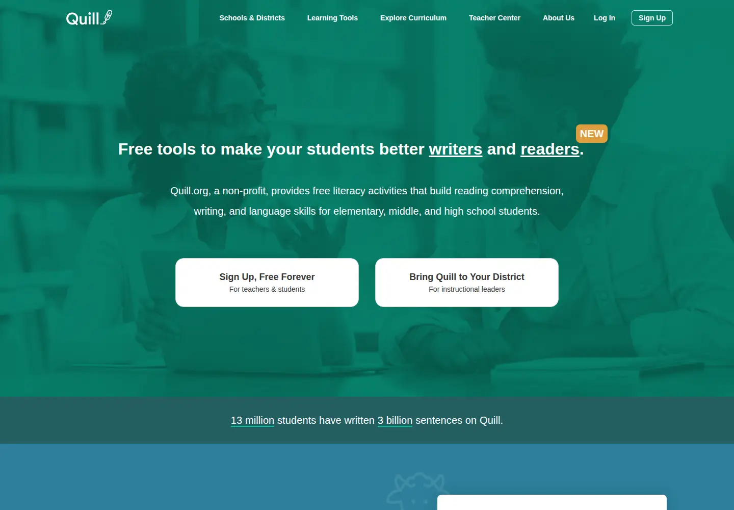 Screenshot of quill.org