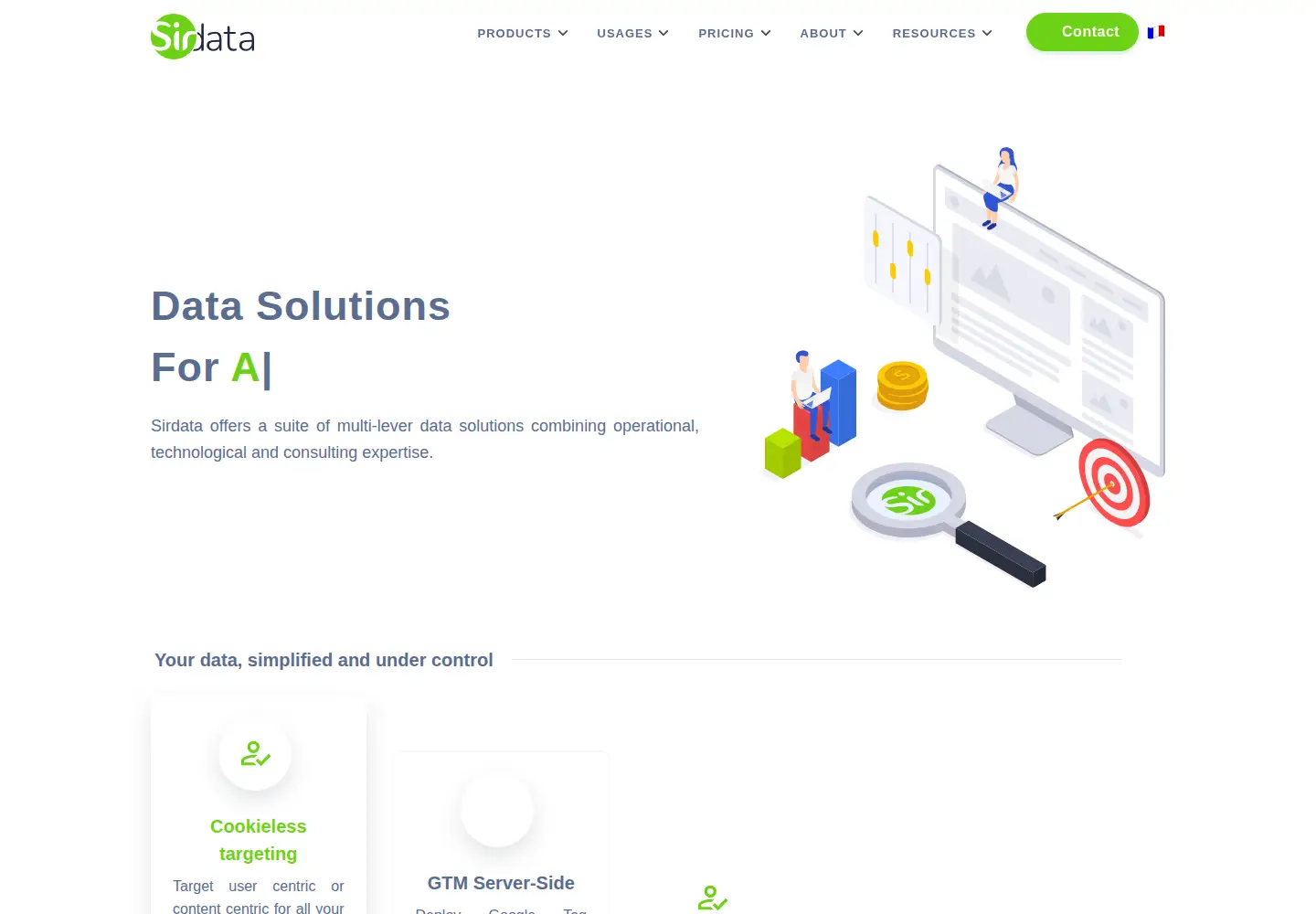 Screenshot of sirdata.io