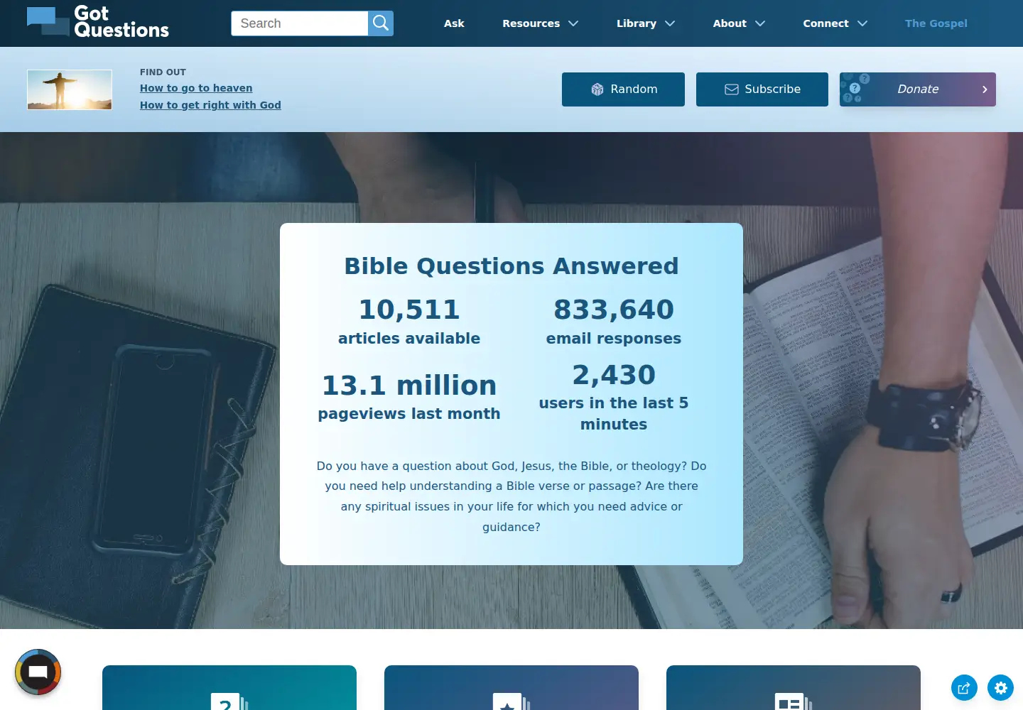 Screenshot of gotquestions.org