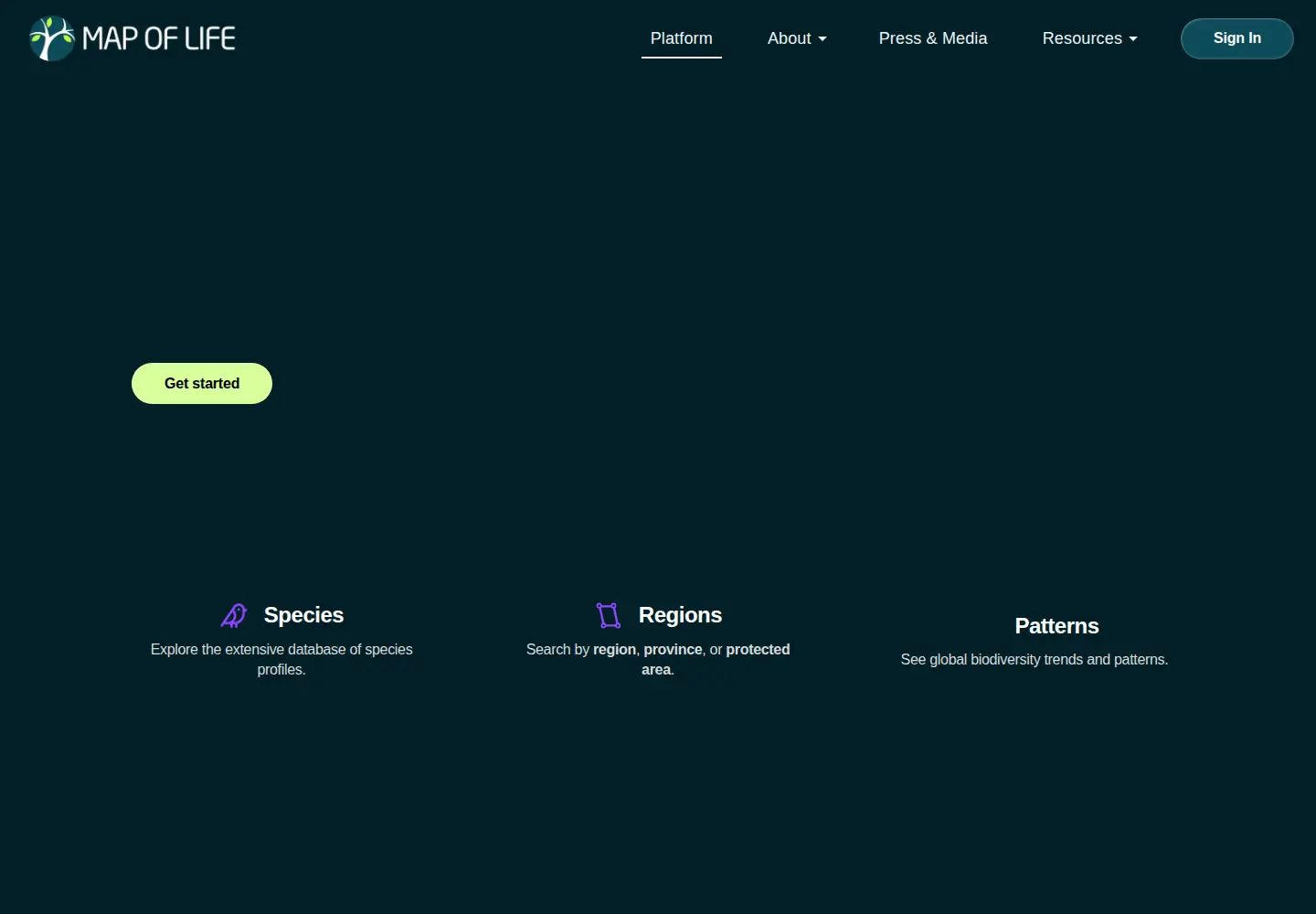 Screenshot of mol.org