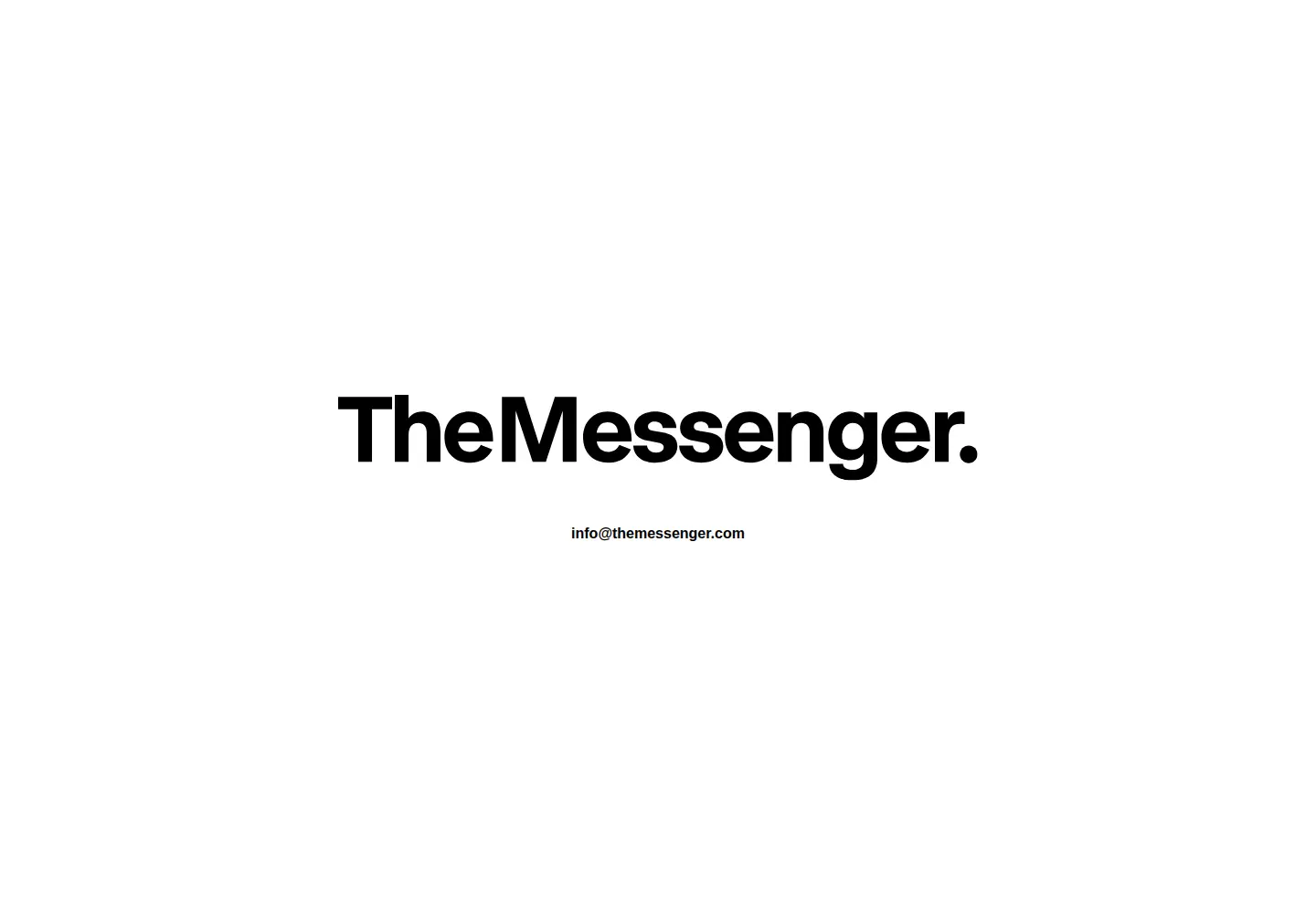 Screenshot of themessenger.com