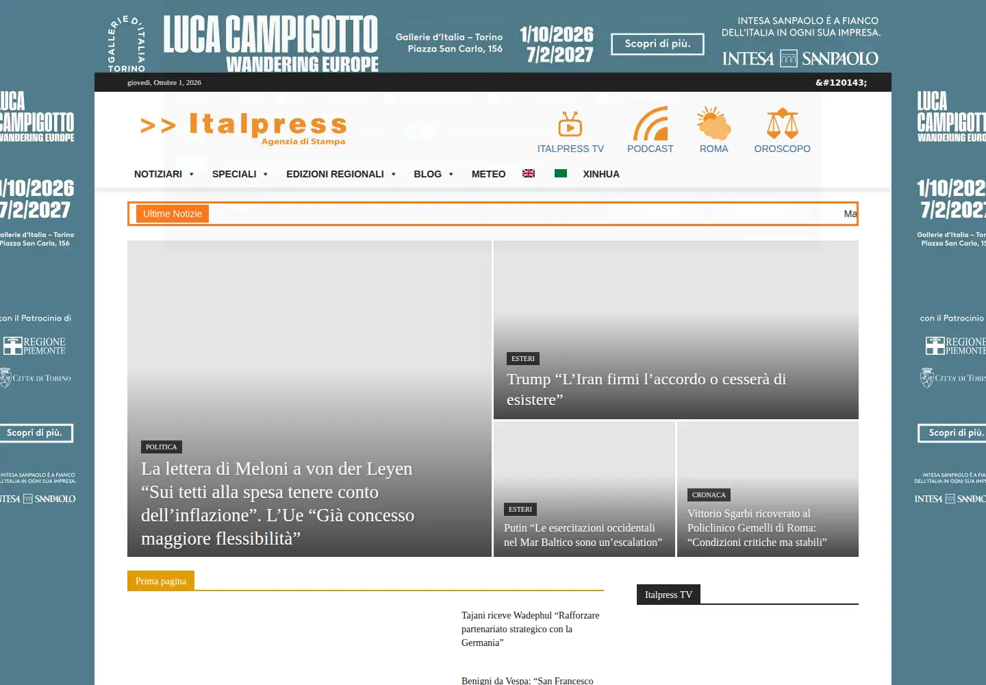 Screenshot of italpress.com