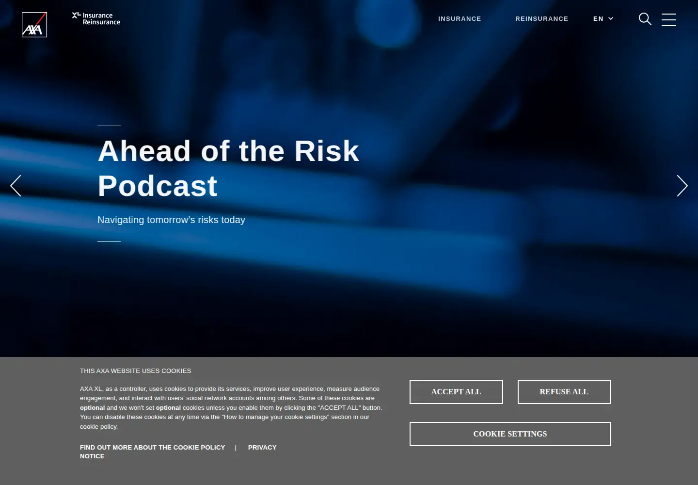 Screenshot of axaxl.com