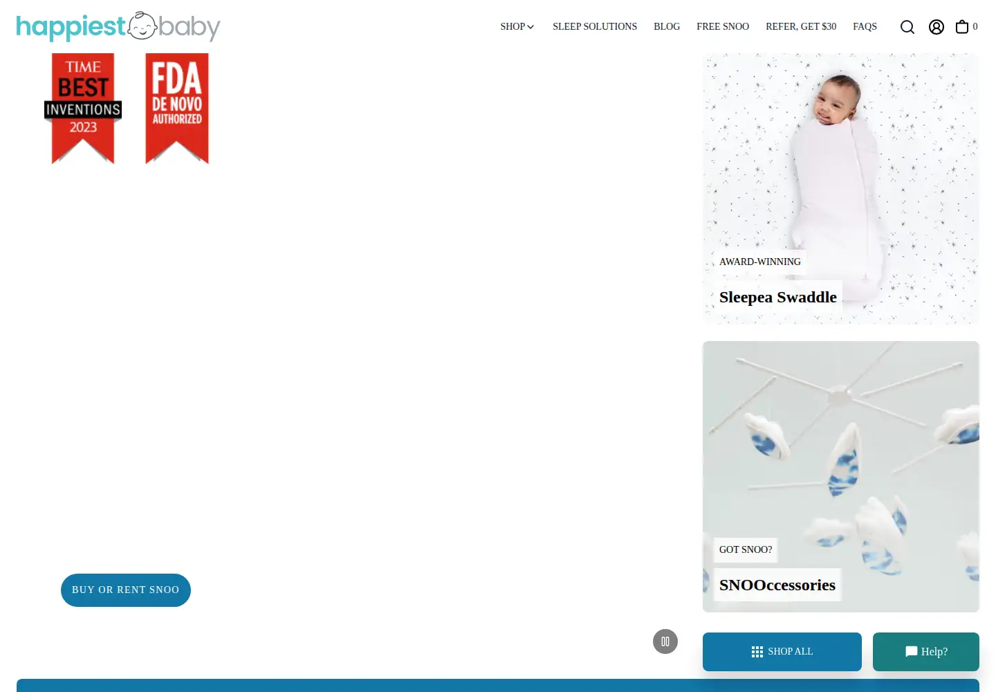 Screenshot of happiestbaby.com