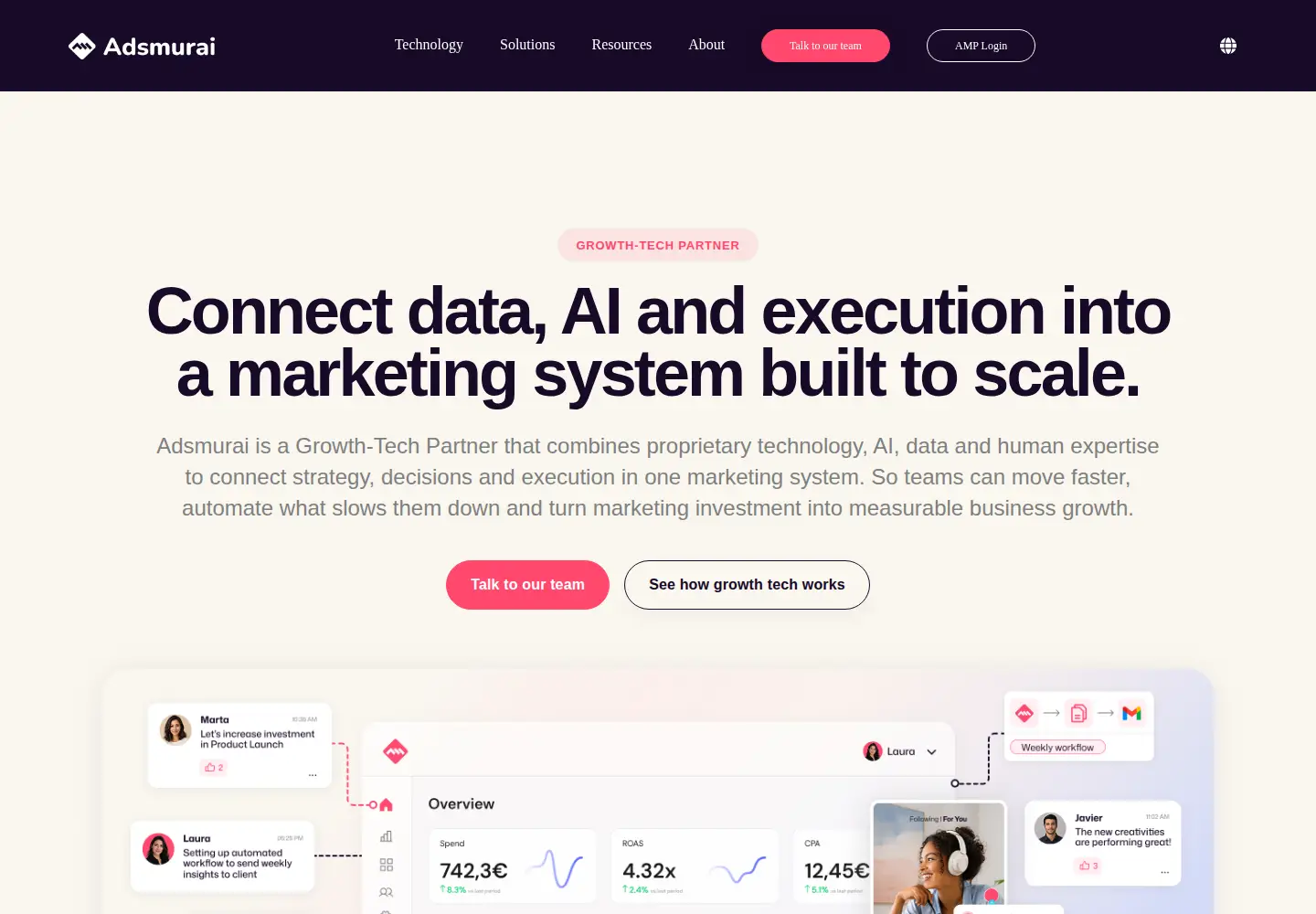 Screenshot of adsmurai.com