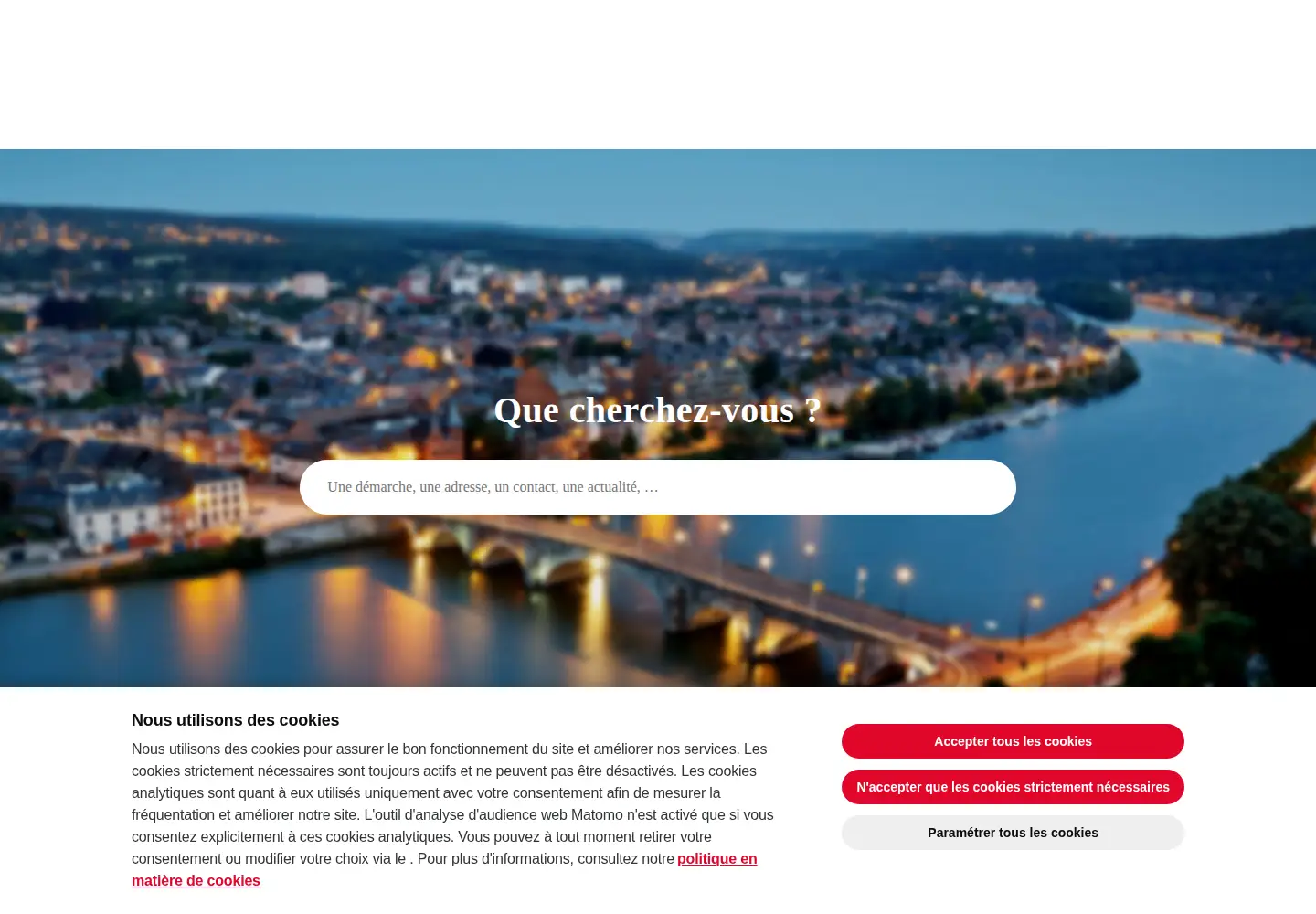 Screenshot of wallonie.be