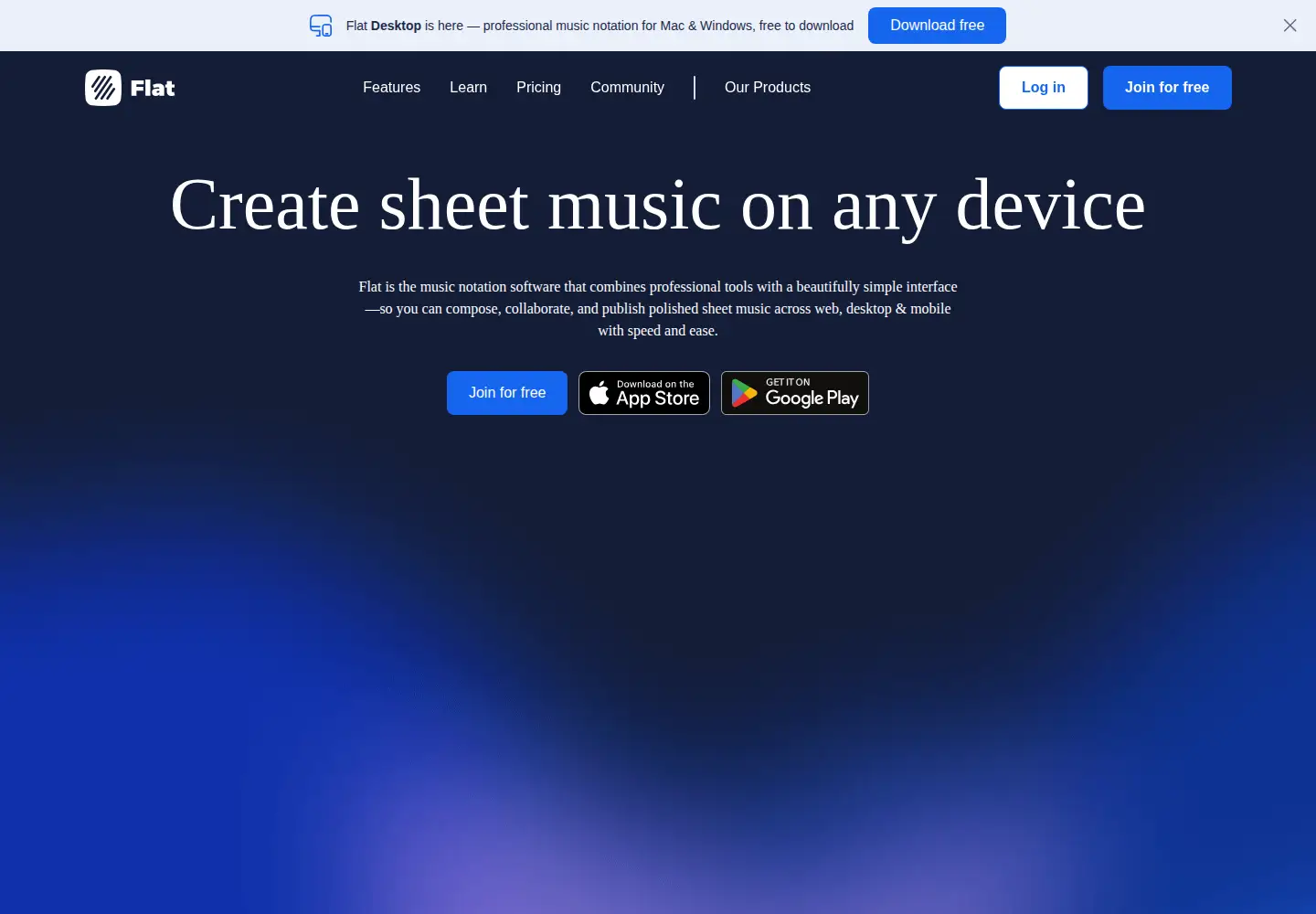 Screenshot of flat.io