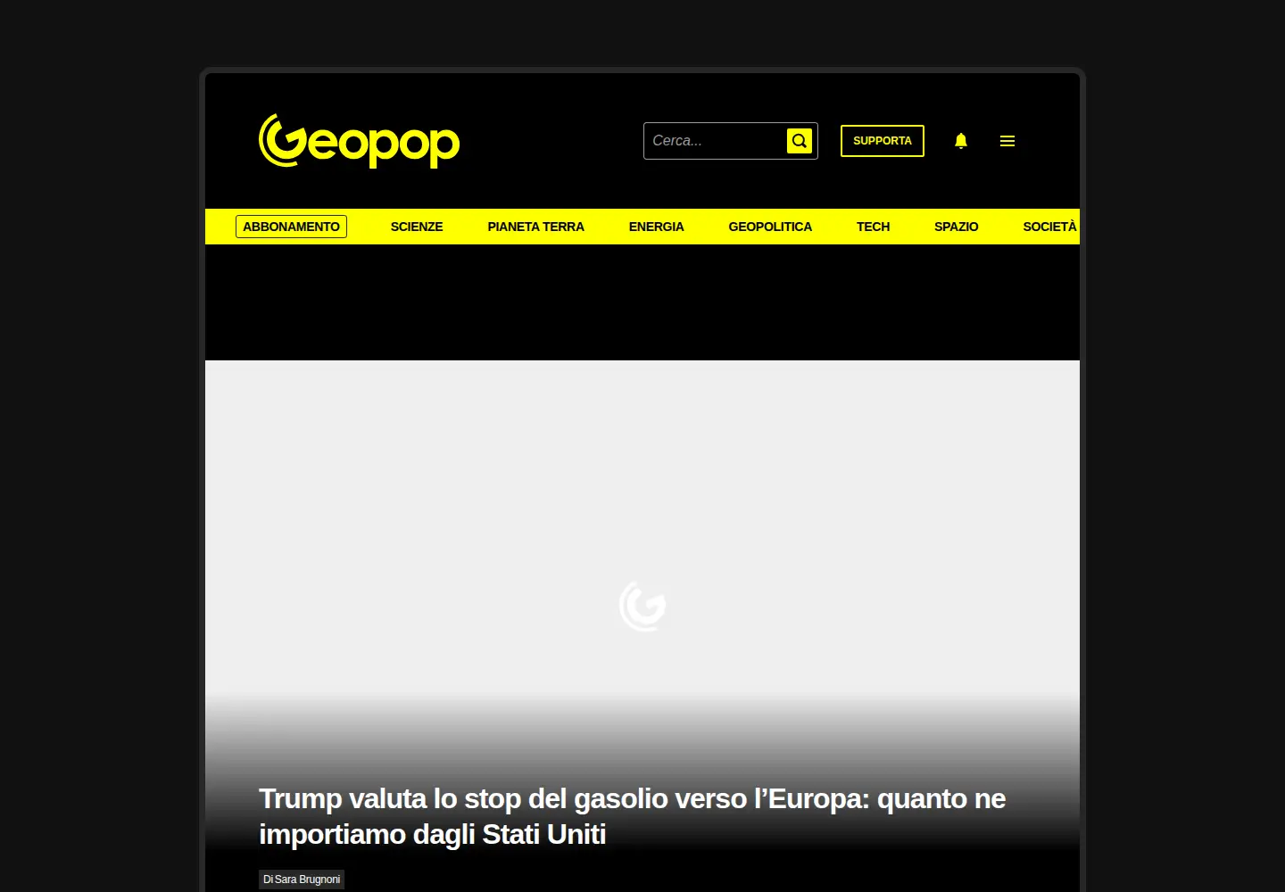 Screenshot of geopop.it