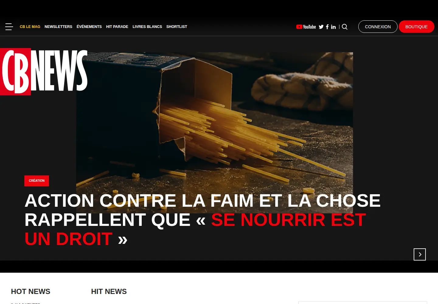 Screenshot of cbnews.fr