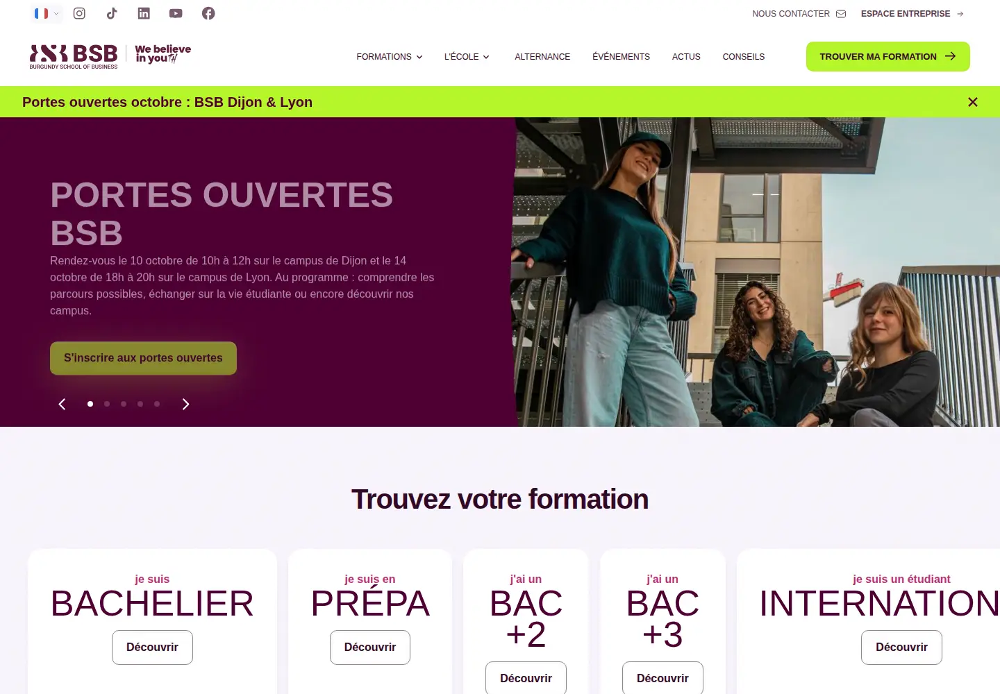 Screenshot of bsb-education.com