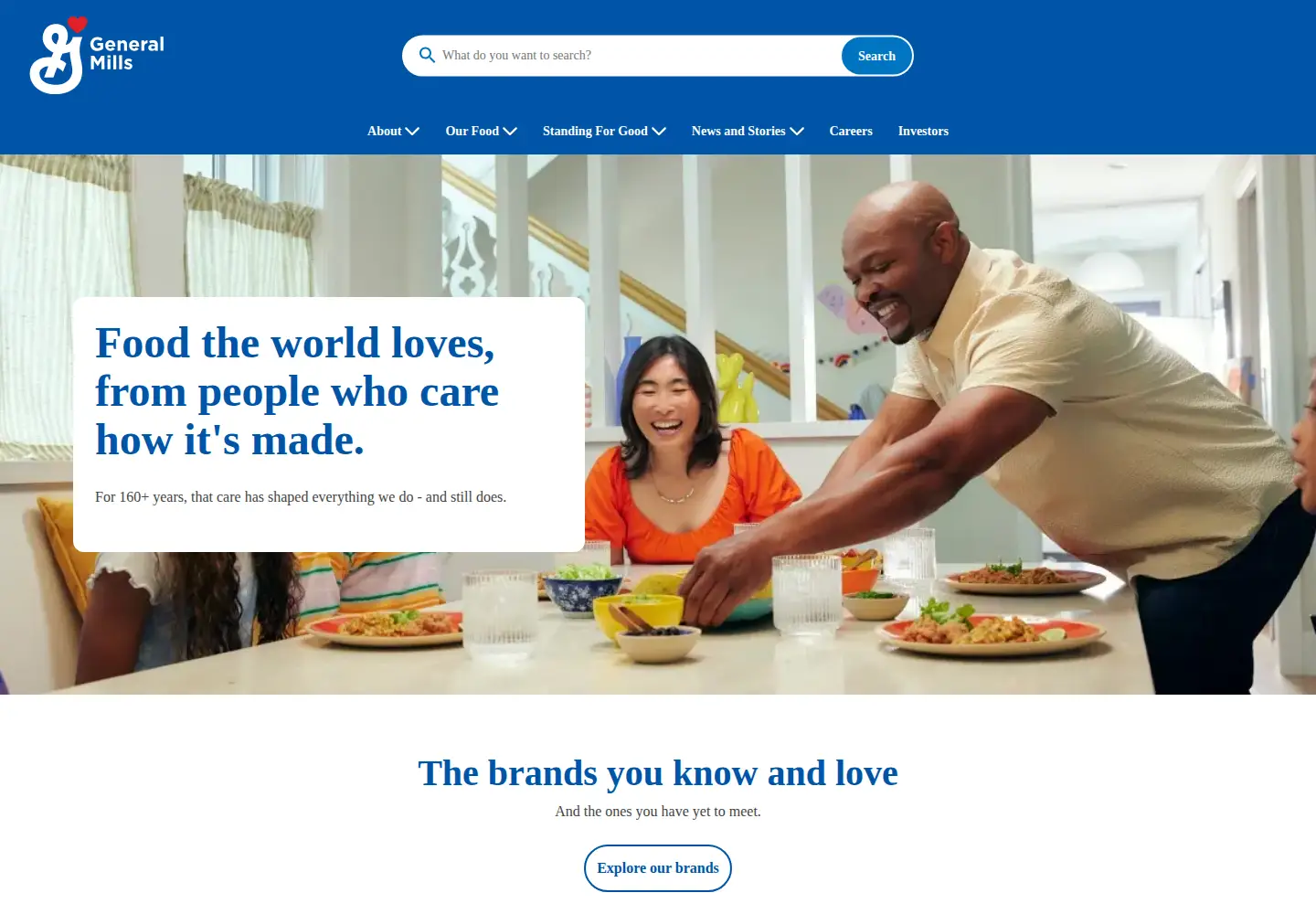 Screenshot of generalmills.com