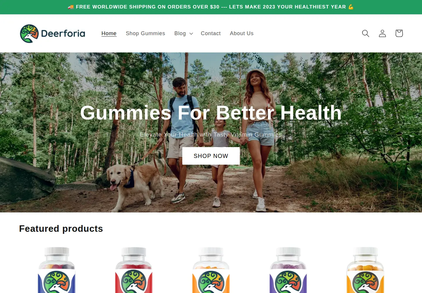 Screenshot of deerforia.com
