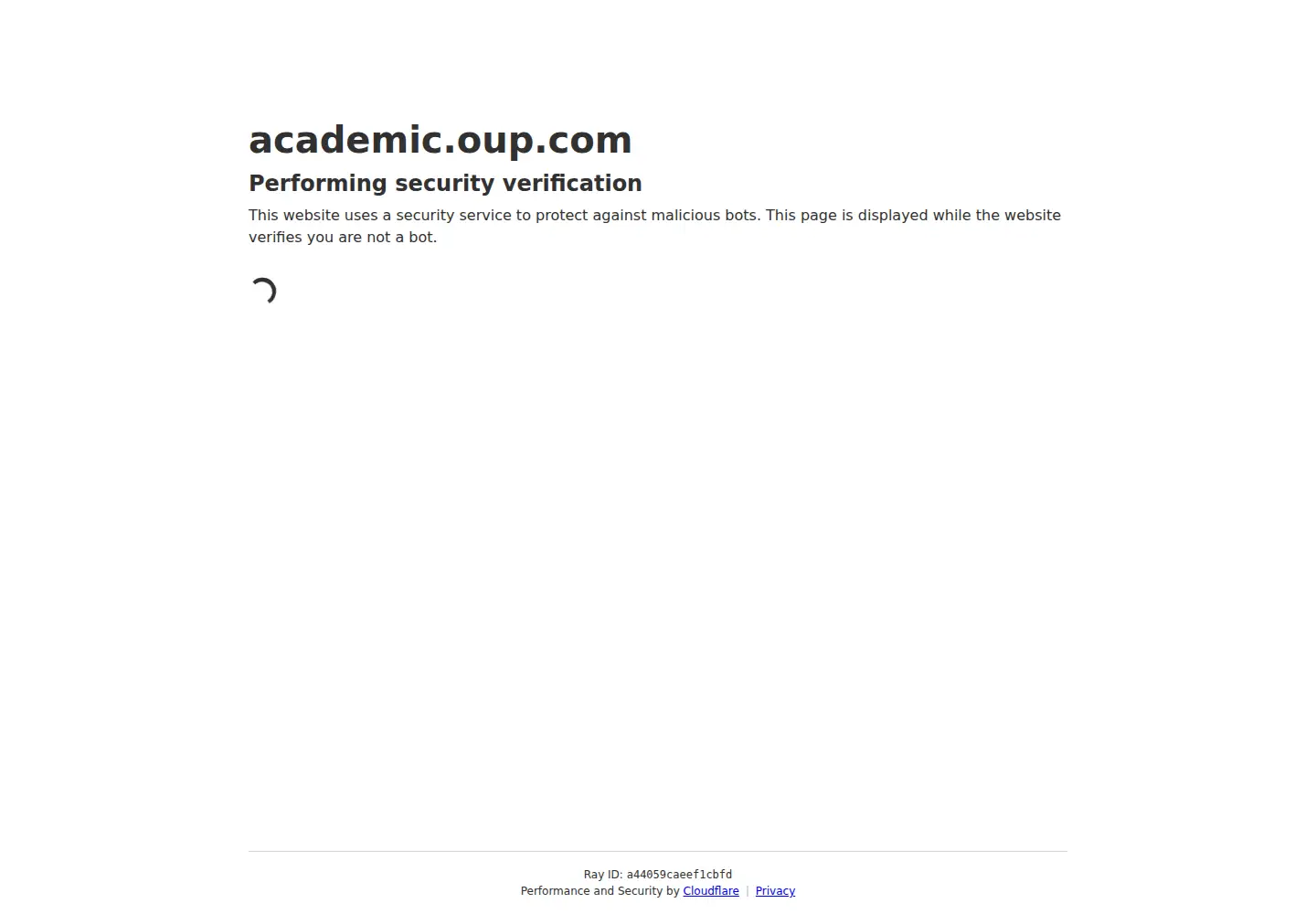 Captured homepage of genetics.org in the current scan