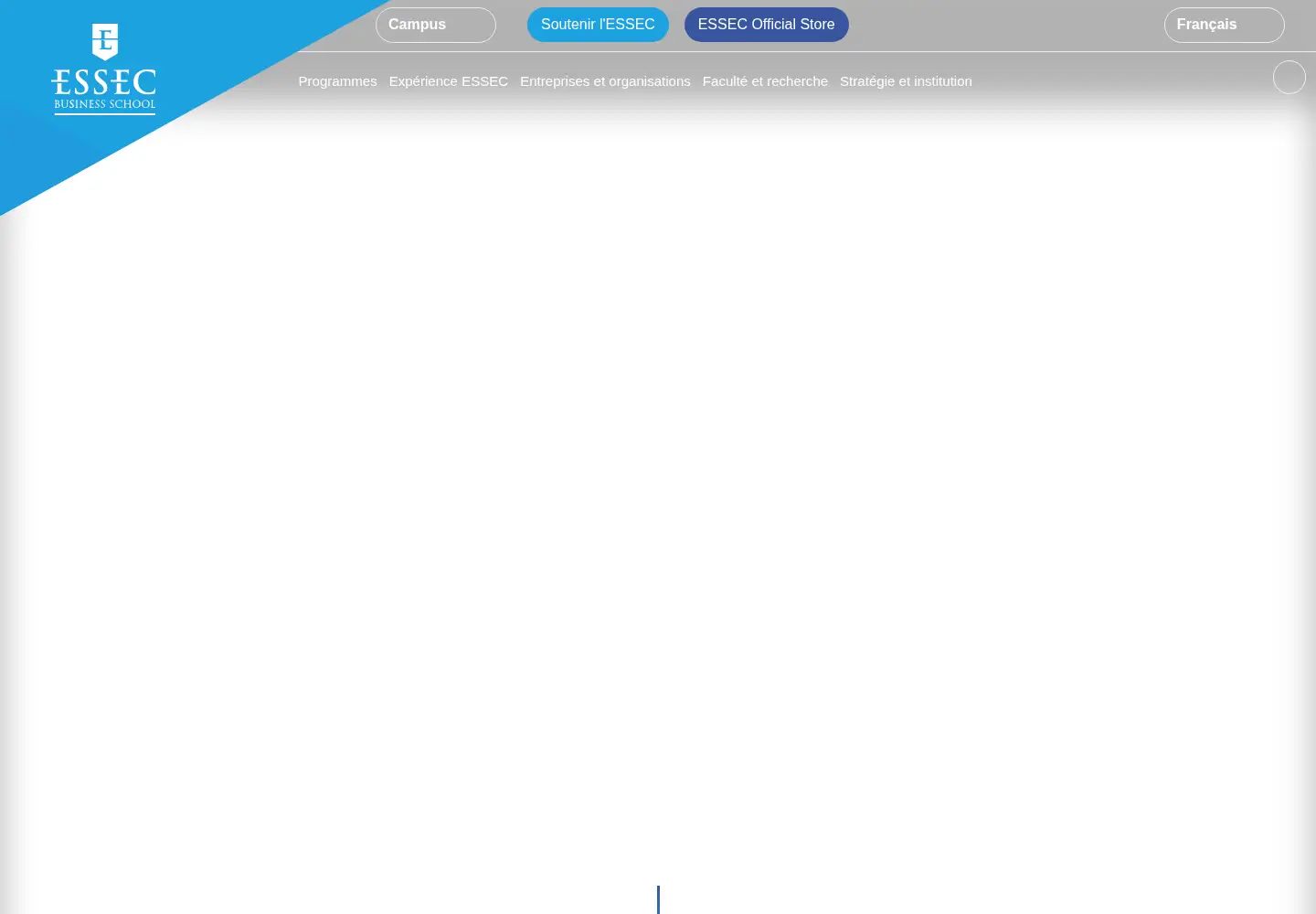 Screenshot of essec.edu
