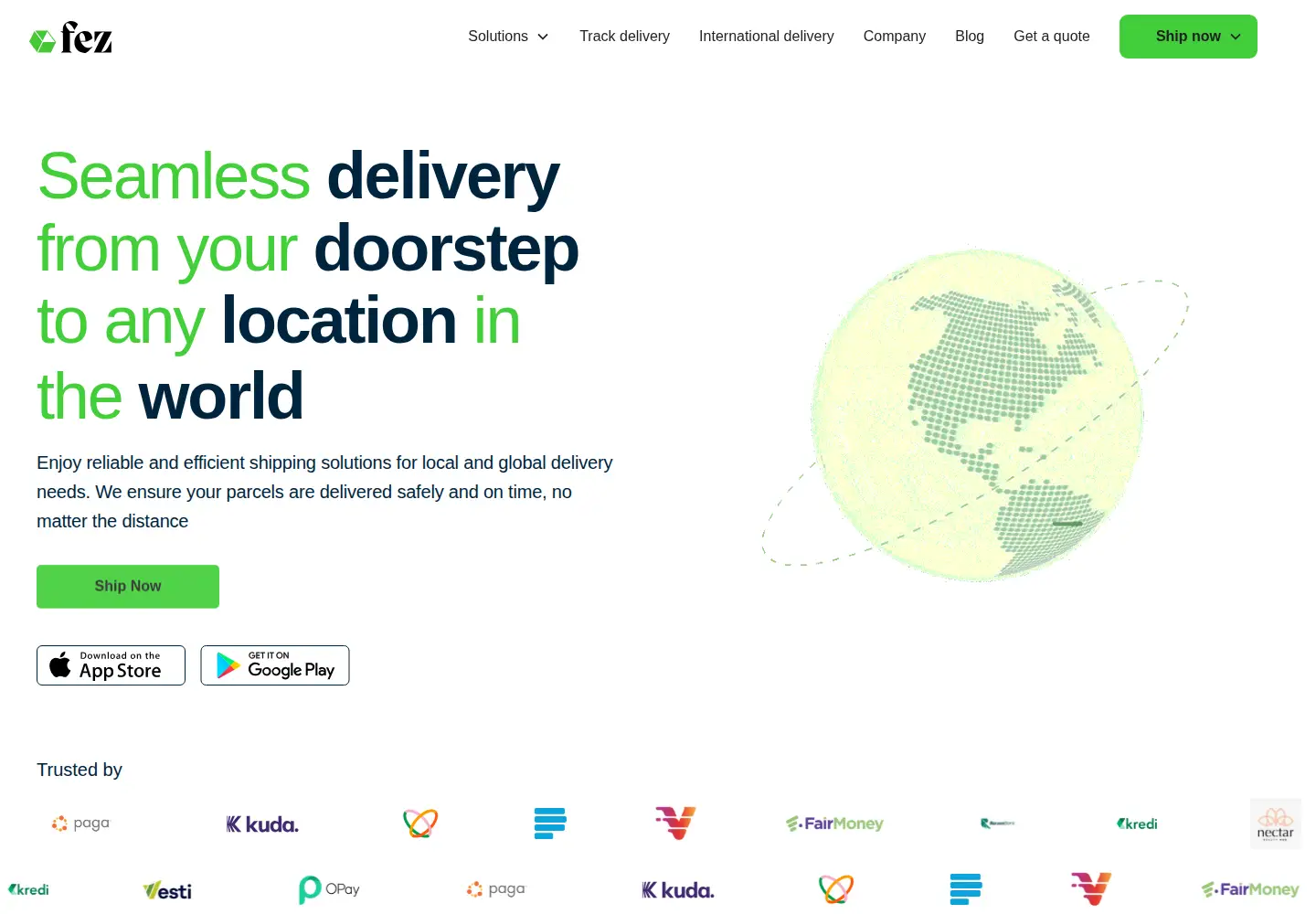 Screenshot of fezdelivery.co