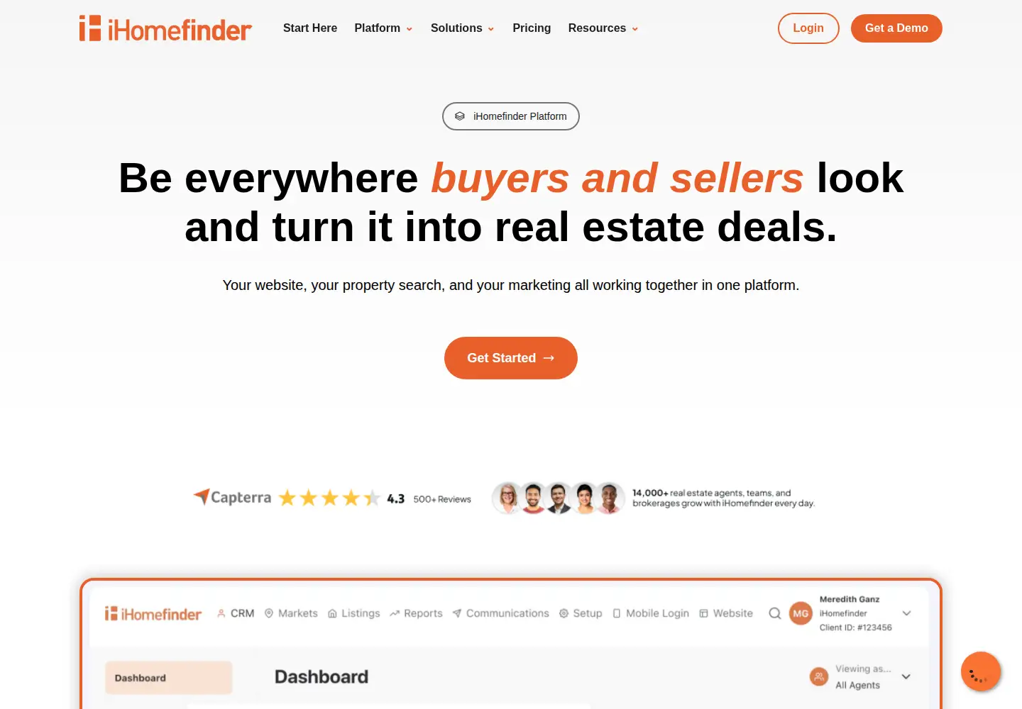 Screenshot of ihomefinder.com