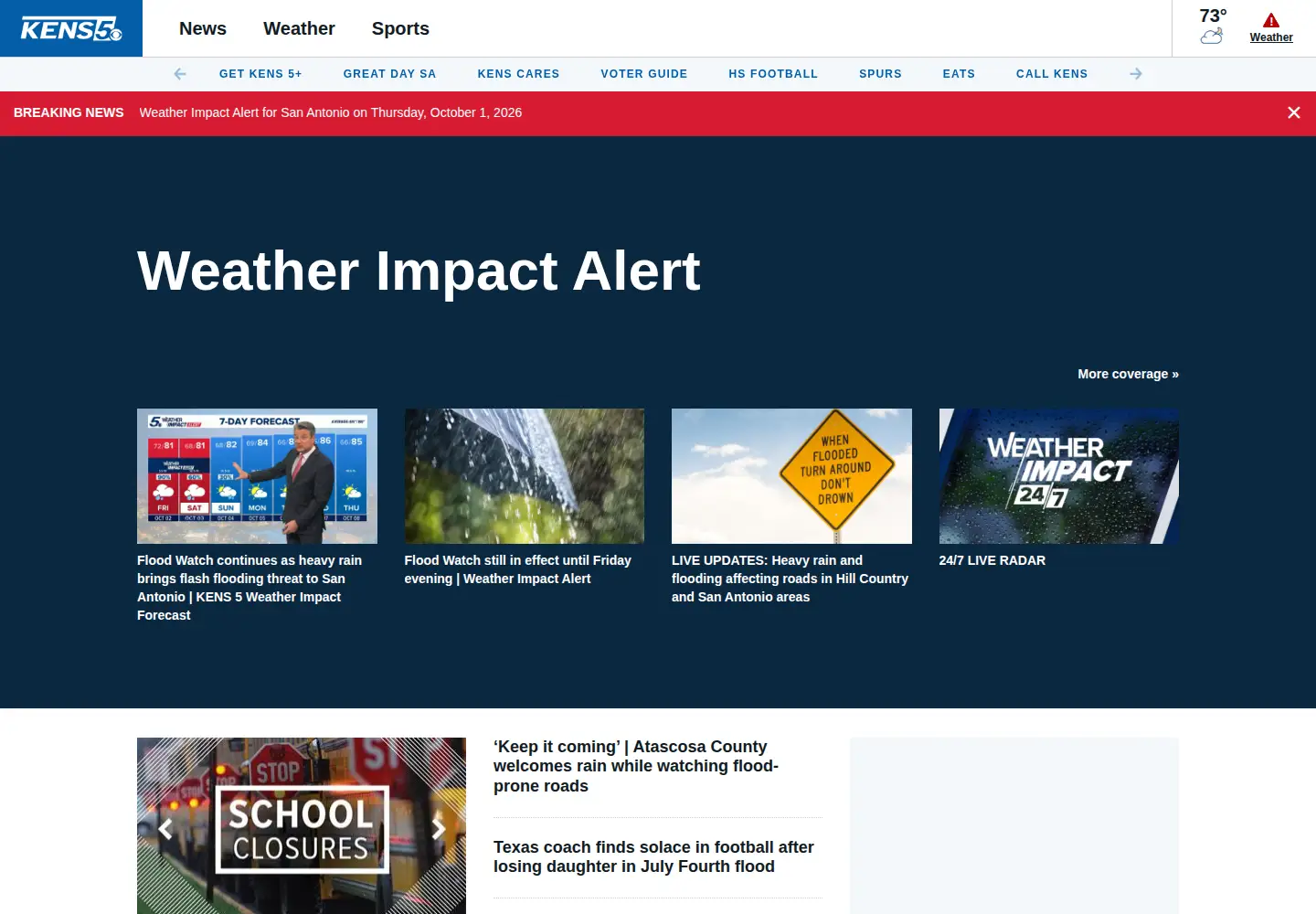 Screenshot of kens5.com