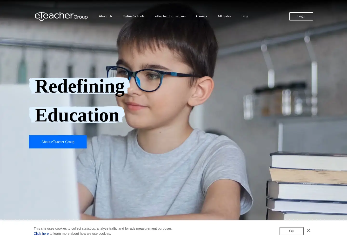 Screenshot of eteachergroup.com